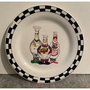 Trisa Chubby Bottle Shaped Chef Plate  10inches  #1133